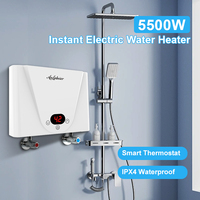 Chauffe-eau électrique compact instantané multipoint pour maison, salle de bain et cuisine – Idéal pour petites maisons