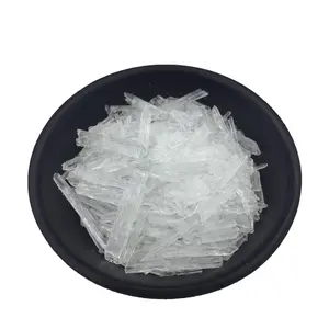 Cristal de alta pureza 99% DL-mentol em estoque CAS 89-78-1 com bom preço cristais de mentol puro