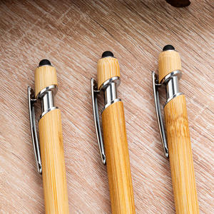 Offre Spéciale Bambou Stylo À Bille En Bois Stylo À Bille Imprimer Publicité Cadeau Tactile Stylos - Product Image 3
