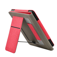 Étui magnétique Kindle avec sangle et support arrière, étui de protection magnétique en cuir de 6.8 pouces pour Amazon Kindle kpw12345
