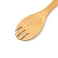 Ensemble de 5 ustensiles de cuisine miniatures en bambou, spatule, tourne-broche, design durable, lavable au lave-vaisselle, prix bas, avec sac en filet pour la cuisine à domicile
