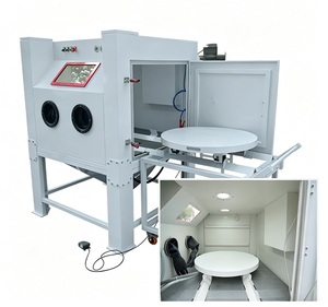KF-1212FTA Dry <b>Sandblasting</b> Machine Suction <b>Sandblast</b> Cabinet for Metal Cleaning - Product Image 1