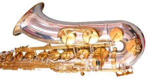 Saxofón Tenor bB <span class=keywords><strong>de</strong></span> Latón Lacado en Oro Brillante HUAYUN para Espectáculos Teatrales - Instrumento <span class=keywords><strong>de</strong></span> Banda Directo <span class=keywords><strong>de</strong></span> Fábrica - Product Image 2
