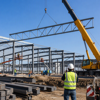 Bâtiment d'entrepôt en acier haute résistance pour le stockage d'équipements minières avec conception d'ingénierie personnalisée et installation rapide