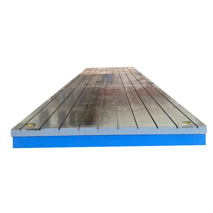 Corrosion resistance cast iron welding table Not easily deformed t slot platform