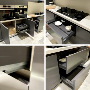 Оптовая продажа, современный кухонный шкаф, новый дизайн, Недорогая кухня, модульная мебель, шкафы для кладовой, Foshan, фабрика - Product Image 5