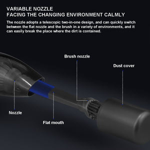 เครื่องดูดฝุ่นรถยนต์แบบมือถือ,เครื่องกำจัดฝุ่นสำหรับทำความสะอาดพรมรถยนต์ - Product Image 3