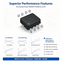NVTFS5C680NLTAG NK Guangdong 60V 30A PDFN3.3x3.3-8L Transistor de puissance de sécurité SMD à montage en surface, faible Rds(on) DC/DC