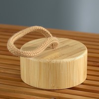 Bouteille en verre pour jus personnalisée gratuite de 550 ml, bouteille d'eau à large ouverture, bouteille d'eau en verre borosilicate avec couvercle en bambou