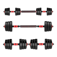 Kit d'haltères réglables robustes de 10 kg, 20 kg, 30 kg, personnalisables en usine, pour l'entraînement à domicile