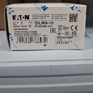 Contactor Eaton DILM9-10 220V 50/60Hz CA, Montaje en Riel DIN - Product Image 1