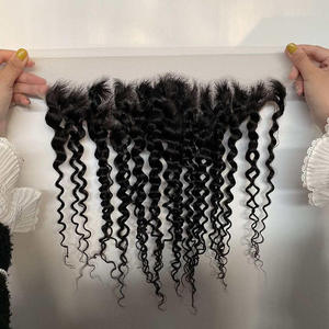 Cierre Frontal de Encaje HD de Cabello Brasileño 13x4 Liso/Ondulado Profundo/Liso Rizado, Cabello Remy Premium Resistente a la Caída - Product Image 2