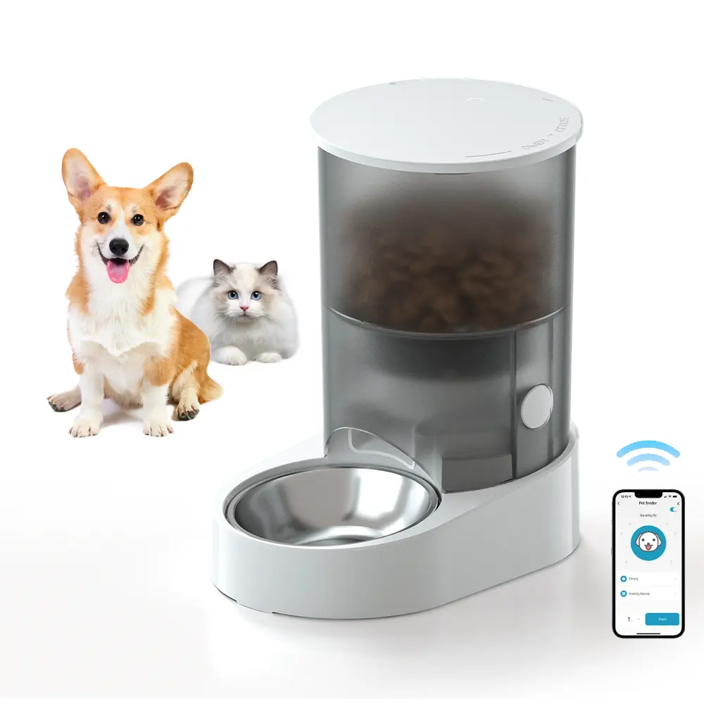 Factory direct sale Dogness Smart Pets Feeder Bowls Wifi App Remote Control Bowl Automatic Pets Feeder Exported to Worldwide