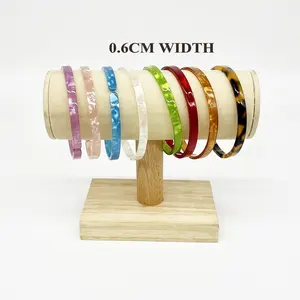 0.6cm Plain Skinny Tortoise Shell Cuff Bangles Bracelet For Hawaii Pacific Islands BOHEMIA Jewelry Bangles