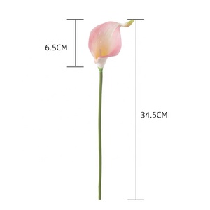 Mini-louly-louly artificielles en PU, fleurs artificielles à longue tige au toucher réel, vente en gros pour la Fête des Mères et Thanksgiving - Product Image 3