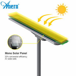 Étanche ip66 40w 120w 60w 150w led lampadaire solaire extérieur - Product Image 3