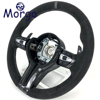 Volant de voiture en fibre de carbone LED personnalisé pour BMW M2 M3 M4 M5 M6 X5M X6M F87 F80 F82 F30 F31 F32 F33 F34 F36 F10