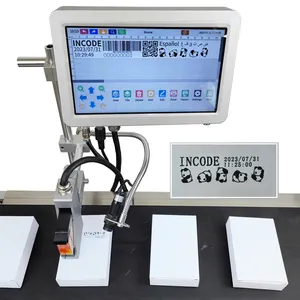 Impresora de inyección de tinta en línea multilingüe de alta definición 2024, etiqueta digital, logotipo, fecha, número de lote, codificación TIJ, máquina de impresión de inyección de tinta