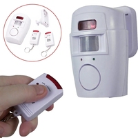 Detektor gerakan inframerah nirkabel, kontrol jarak jauh Sensor Alarm rumah sistem Alarm pencurian
