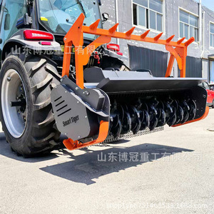 เครื่องบดเศษไม้สมาร์ทไทเกอร์แบบขับเคลื่อนด้วย PTO สำหรับรถแทรกเตอร์ ใช้สำหรับการเคลียร์พื้นที่เกษตรกรรม - Product Image 3