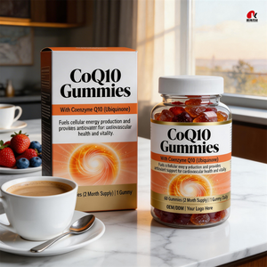 Gummies CoQ10 Haute Puissance OEM/ODM 100mg pour la Santé Cardiaque et l'Énergie Cellulaire, à Base de Pectine, Supplément Alimentaire GMP/Halal/Kosher - Product Image 6