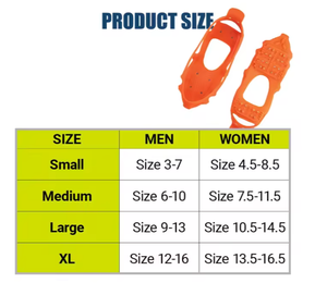 Crampones de hielo para exteriores con 24 puntas para <span class=keywords><strong>botas</strong></span> de senderismo y diferentes estilos de calzado, previenen deslizamientos en actividades al aire libre - Product Image 2