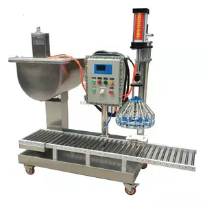 Fully automatic gear lubricants oil motor engine oil bottle filler filling capping machine