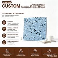 Terrazzo Artificiel Moderne Personnalisable, Épais, Réparable, Résistant à l'Usure, Ignifuge et Écologique pour Chambre et Salle de Bain