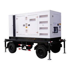 Three-Phase Silent <b>Generator</b> 30kVA 24kW 30kW <b>Mobile</b>/Trailer Type 400V 12V Start Air/Water Cooled LZ High Efficiency 90% Efficien - Product Image 5
