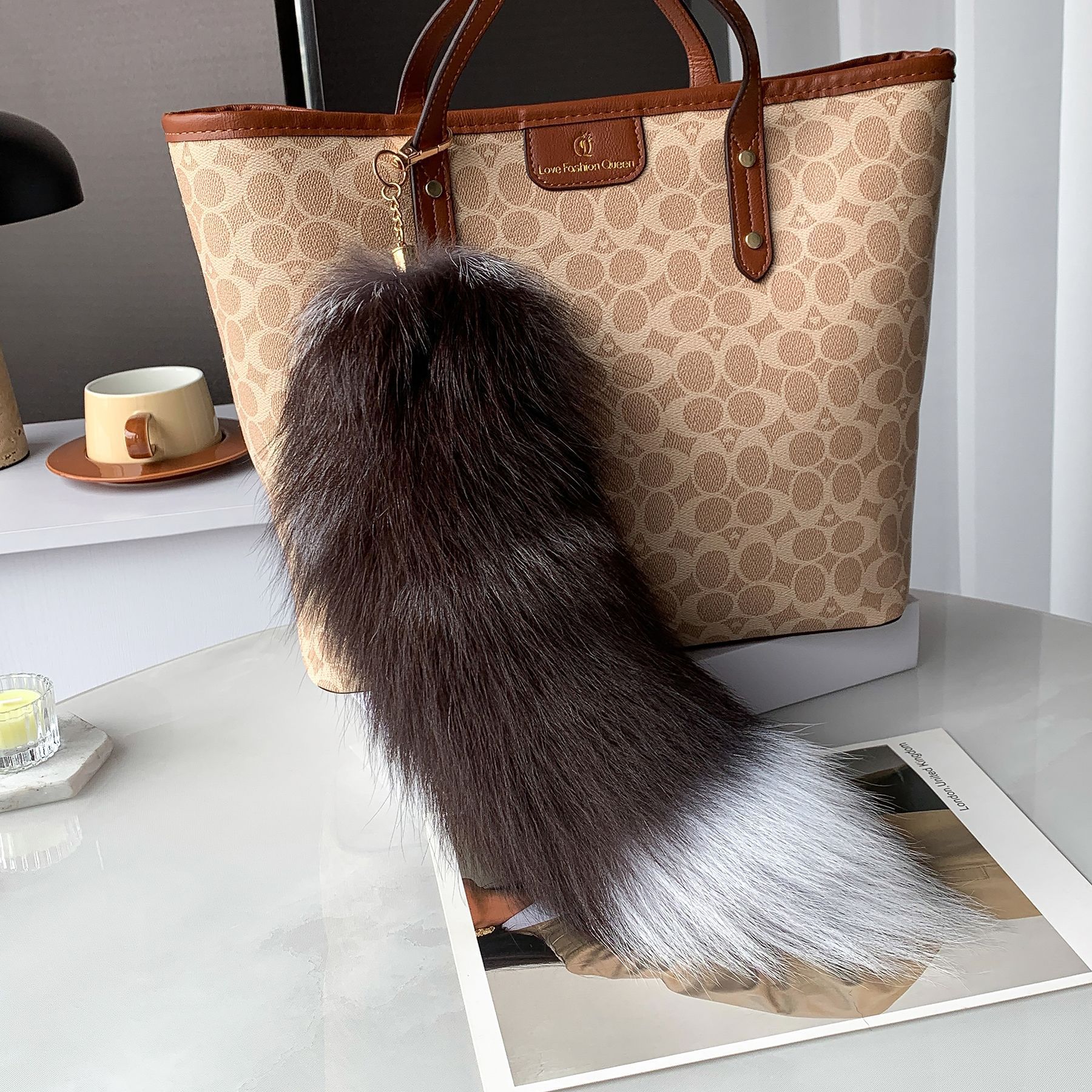 Renard argenté naturel