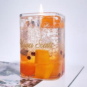 Huahuan Bougie parfumée aux fruits en gelée de cire à bulles de conception romantique de qualité supérieure <span class=keywords><strong>pour</strong></span> mariage, maison, bureau, cadeau/décoration - Product Image 3