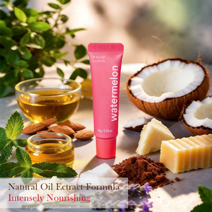 <span class=keywords><strong>Baume</strong></span> à lèvres au goût fruité populaire en gros en vrac 10g crème de soin des lèvres teintée hydratant bon goût masque pour les lèvres - Product Image 3