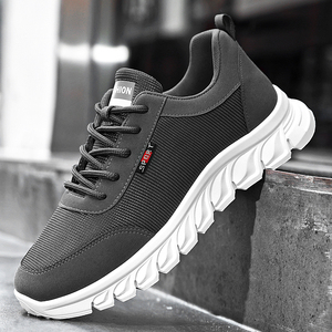 Men's Breathable Mesh Running Sneakers Non Slip Thick Sole Athletic Walking Shoes - Product Image 2