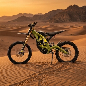 จักรยานไฟฟ้า Sutton E Bike Mini Dirt ความเร็วสูง สำหรับขับขี่ออฟโรด ระบบไฮดรอลิก Sur Ron Light มอเตอร์กำลังสูง 10kw ให้ประสิทธิภาพที่ยอดเยี่ยม - Product Image 3