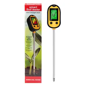 Mini medidor de umidade do solo, testador de higrômetro com sensor de umidade do solo com sonda de metal para jardim, plantas e flores, analisador de água
