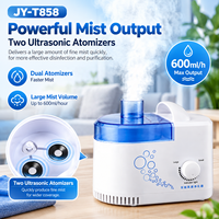 Machine à brouillard désinfectant populaire 300ML, pulvérisateur ultrasonique de stérilisation, humidificateur d'air grande capacité pour maison, hôtel, bureau, voiture