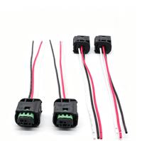 Connecteur de capteur de moteur Mercedes ECU 3 broches MQS mâle/femelle en cuivre 18AWG, faisceau de câbles 1-967642-1, provenant d'une usine chinoise