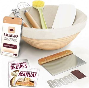 Best Selling <b>Bread</b> Scoring Lame Bamboo Dough <b>Cutter</b> and Proofing Basket UFO Design - Product Image 1