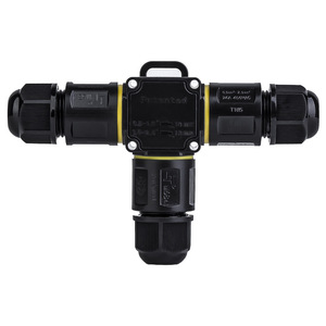 Connecteur en T étanche M684-T M20 2P3P IP68 à fixation rapide pour câble extérieur - Product Image 2