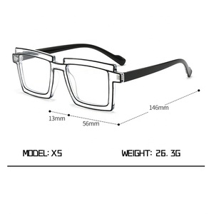 <span class=keywords><strong>2025</strong></span> Y2K Retro kẹo màu vuông phụ nữ kính khung thời trang PC rõ ràng chống ánh sáng màu xanh Đảng kính người đàn ông đen khung quang - Product Image 3