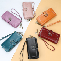 Baellerry dompet tangan wanita Fashion, dompet besar ponsel wanita