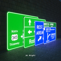 Vente en gros d'usine, panneaux de signalisation lumineux et actif à LED