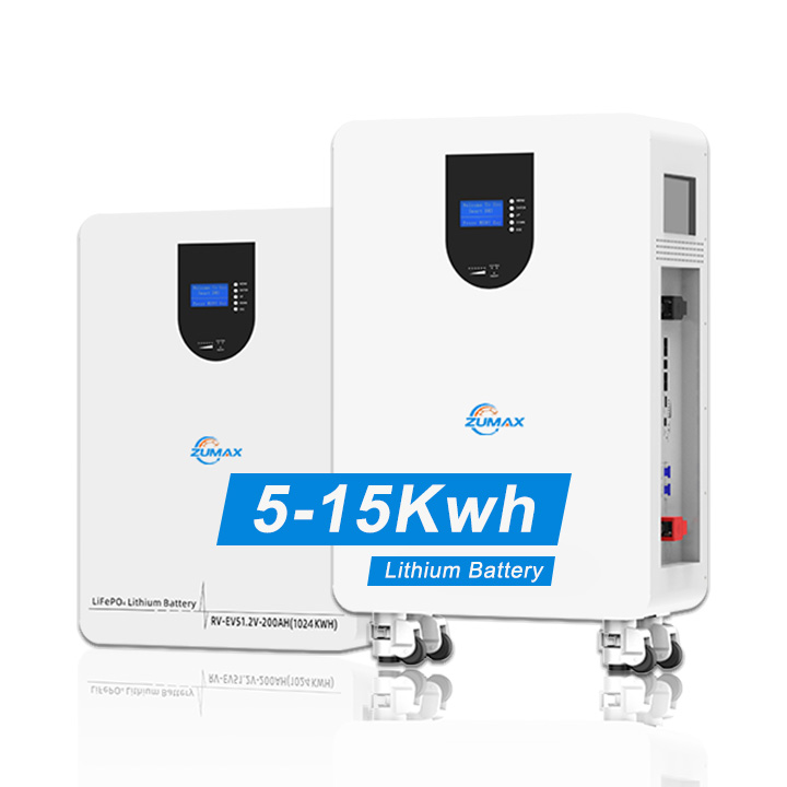 Lifepo4 Powerwall Lithium Ion Solar Battery 48V 51.2V 100Ah 200Ah 5kWh 10kWh Wall Mounted Solar Energy Storage Batteries