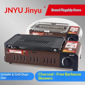 Estufa de <span class=keywords><strong>Gas</strong></span> Portátil Jin Yu de Doble Uso, Resistente al Viento, para Barbacoa y Picnic al Aire Libre, Tipo Tarjeta - Product Image 4
