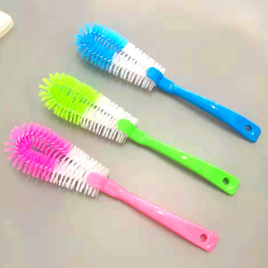 Long-handled multi-functional cleaning brush for pots, <b>cups</b>, teacups, <b>thermos</b> flasks, baby bottles, and other cleaning products. - Product Image 2