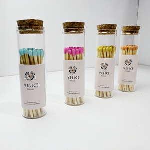Korek Api Berwarna Macaron dengan Label Kustom dalam Stoples Kaca, Barang Laris untuk Toko Lilin Aroma Rumah, Korek Api Aman - Product Image 2