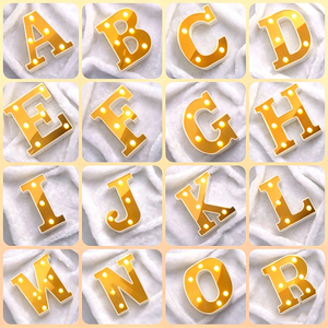 Lettres lumineuses Neonawall à piles pour mariage, anniversaire, fête, Noël ou <span class=keywords><strong>d</strong></span>écoration intérieure - Product Image 2