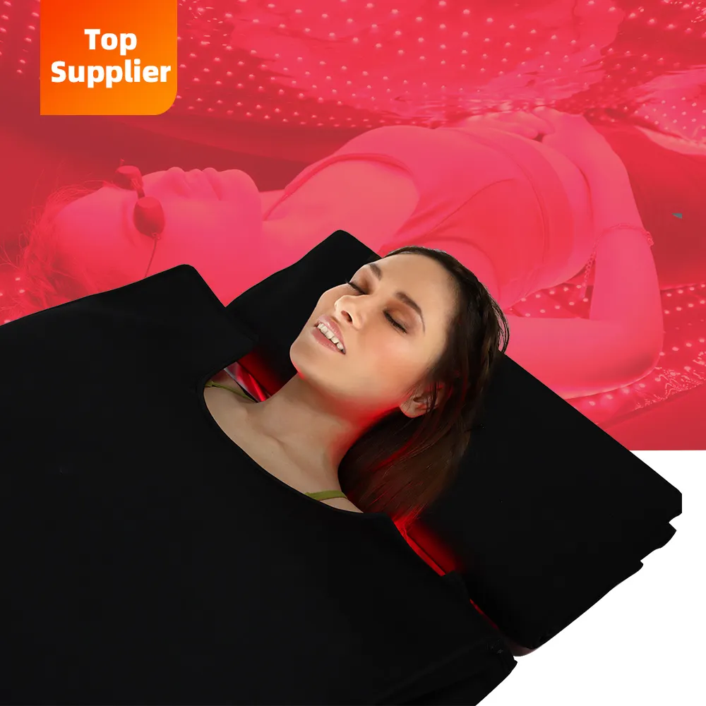 Redfy 2023 Hot Sale 360 Led Red And Near Infrared Light Therapy Pad Pods Capsule Red Light Therapy Full Body Mat Bed