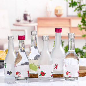 Botellas de vidrio personalizadas de <span class=keywords><strong>ron</strong></span> y Ginebra, vodka, whisky, Tequila, con tapas de aluminio con rosca - Product Image 6