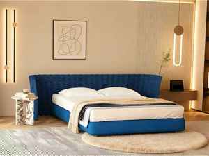 Matelas pour adultes, tête de lit de luxe avec rangement, lit double en bois pour lit simple moderne en bois massif, taille double, queen, king - Product Image 2